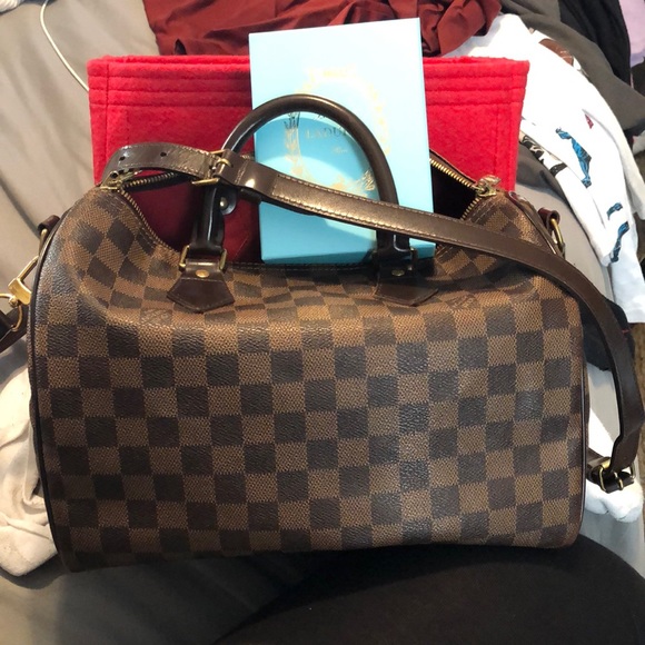 Louis Vuitton | Bags | Louis Vuitton Speedy Bandouliere 3 Damier Ebene |  Poshmark